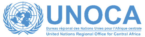 A logo with blue text