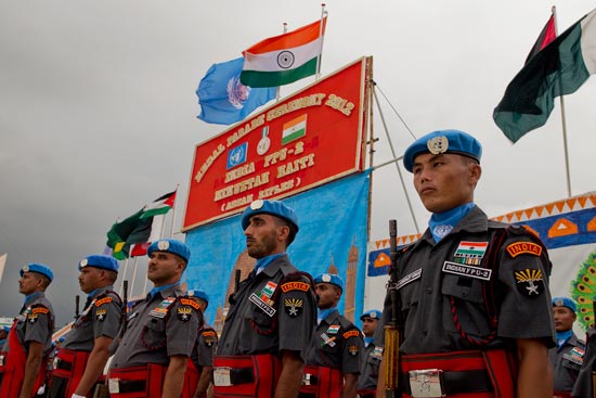 158 FPU indiens reçoivent la Médaille de l’ONU