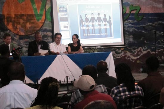Cap-Haïtien : un forum pour renforcer les capacités de la société civile