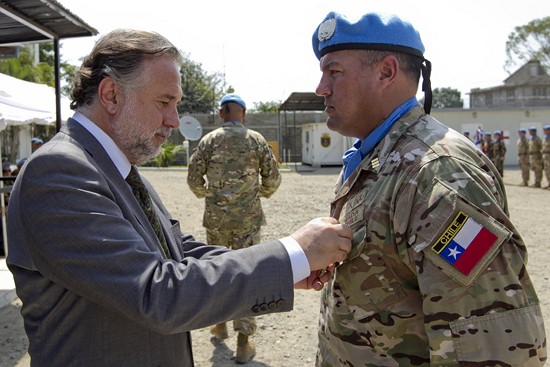 Cap-Haïtien : la médaille de l’ONU décernée à 354 soldats chiliens