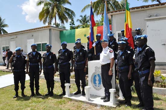 Les Cayes : 140 gendarmes du Sénégal reçoivent la Médaille des Nations Unies