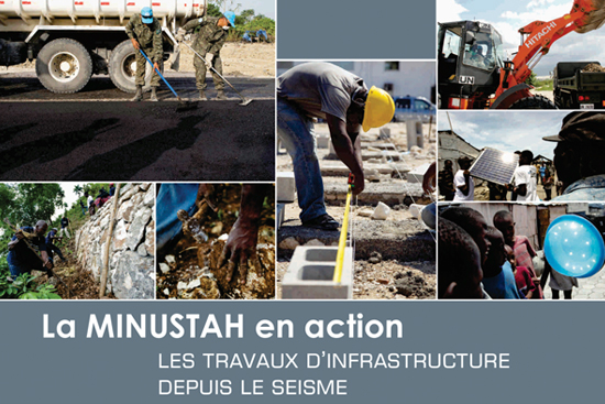 Le Représentant du Secrétaire général des Nations Unies en Haïti présente les travaux d’infrastructure de la MINUSTAH réalisés depuis le séisme du 12 janvier 2010.