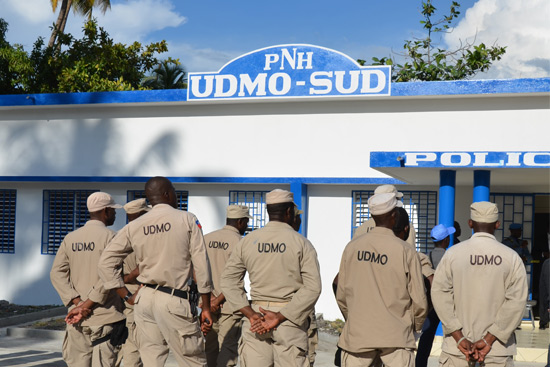 Cayes : Réhabilitation des locaux de l’Unité du Maintien d’Ordre (UDMO) de la Police Nationale d’Haïti