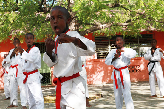 Léogane : le Taekwondo en héritage