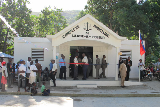 Nord-est : Des nouvelles infrastructures pour la justice rurale à Anse-à Foleur