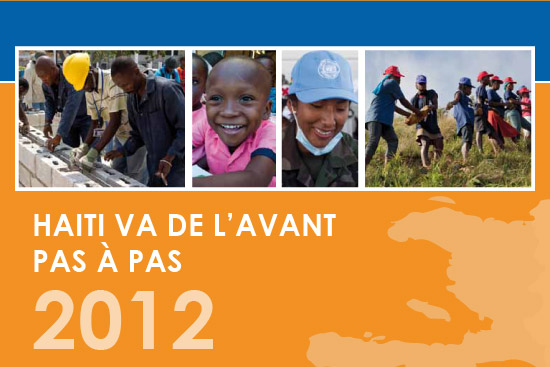 Haïti va de l'avant pas à pas - rapport 2012