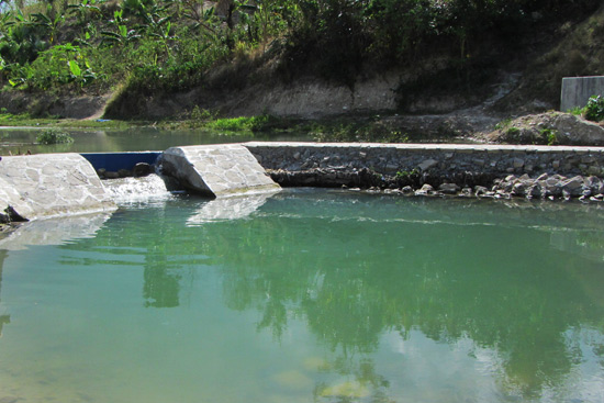 Des travaux d’irrigation pour renforcer la sécurité alimentaire à Port-de-Paix