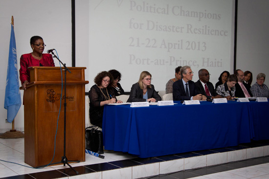 Les Champions politiques plaident pour une Haïti plus forte face aux désastres