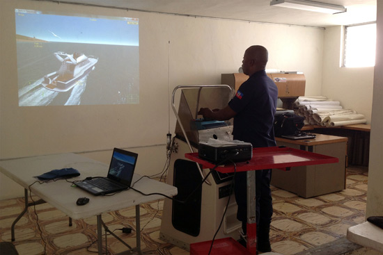 Un simulateur de navigation pour les garde-côtes haïtiens