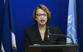 La Représentante spéciale du Secrétaire général, Sandra Honoré, condamne l’attaque contre la direction départementale de la PNH aux Cayes