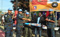 Sport: quand des Bangladais supportent la lutte contre la délinquance en Haïti