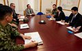 Les responsables de la MINUSTAH reçoivent une délégation gouvernementale japonaise