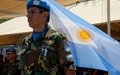 Gonaïves : 577 Casques bleus argentins décorés de la médaille des Nations Unies