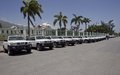 La MINUSTAH remet 100 véhicules tout-terrain au Gouvernement haïtien 