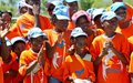 300 enfants de Cité Soleil participent à des activités culturelles et sportives au camp BRABAT 1
