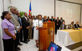 Haïti lance son Plan d’élimination du choléra